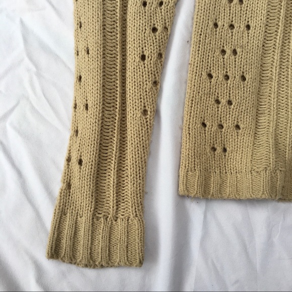 UO Urban Outfitters Tan Beige Camel Dotted Sweater - Picture 6 of 10
